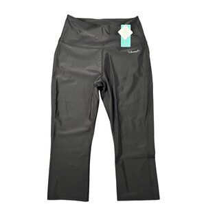 Ubestyle Womens L Black Capri Leggings UPF‎ 50+ Pull On Athletic Pants NWT